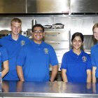 Students of the Lemoore Middle College High School Interact Club helped out at Saturday night's Rotary Crab Feed.